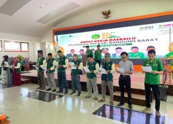 Lantik Pengurus Cabang se-Bandung Barat, Julhayadi Optimis Pemuda PUI KBB Tambah "Ngorejat"