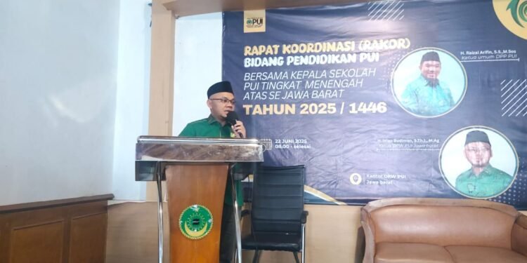DPW PUI Jawa Barat Gelar Rakor Bidang Pendidikan Tingkat SMA/SMK