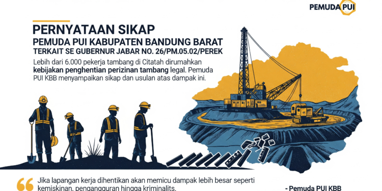 PERNYATAAN SIKAP DAN USULAN KONGKRIT PENGURUS DAERAH PEMUDA PERSTUAN UMMAT ISLAM KABUPATEN BANDUNG BARAT (PEMUDA PUI KBB)TERKAIT SURAT EDARAN GUBERNUR JAWA BARAT NO. 26/PM.05.02/PEREK