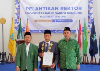 Ir. Setiadi Yazid Dilantik Kembali sebagai Rektor UHS Bandung Periode 2025–2029