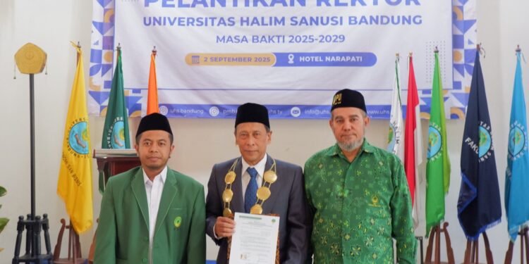Ir. Setiadi Yazid Dilantik Kembali sebagai Rektor UHS Bandung Periode 2025–2029