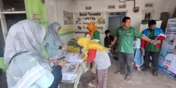 Sambut Milad 108 PUI, Pemuda PUI Bandung Barat Gelar Baksos dan Salurkan Bantuan Paket Pendidikan
